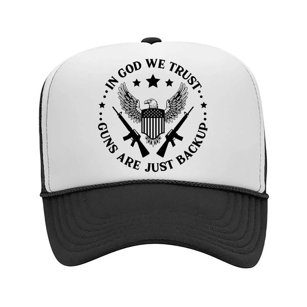 in god we trust trucker hat